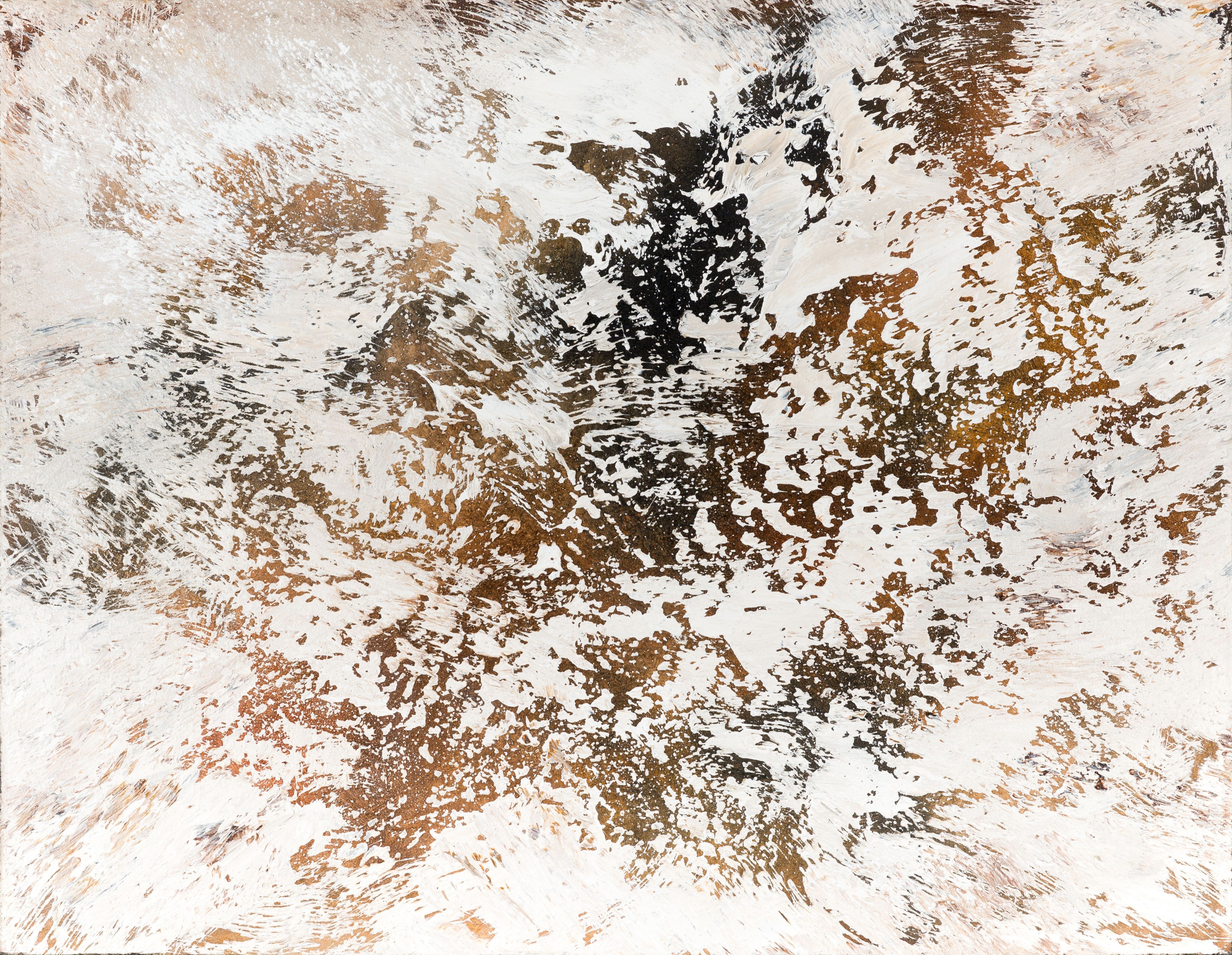 Radek Smach, Brown abstract painting DK663 Radek Smach, Brown abstract painting DK663