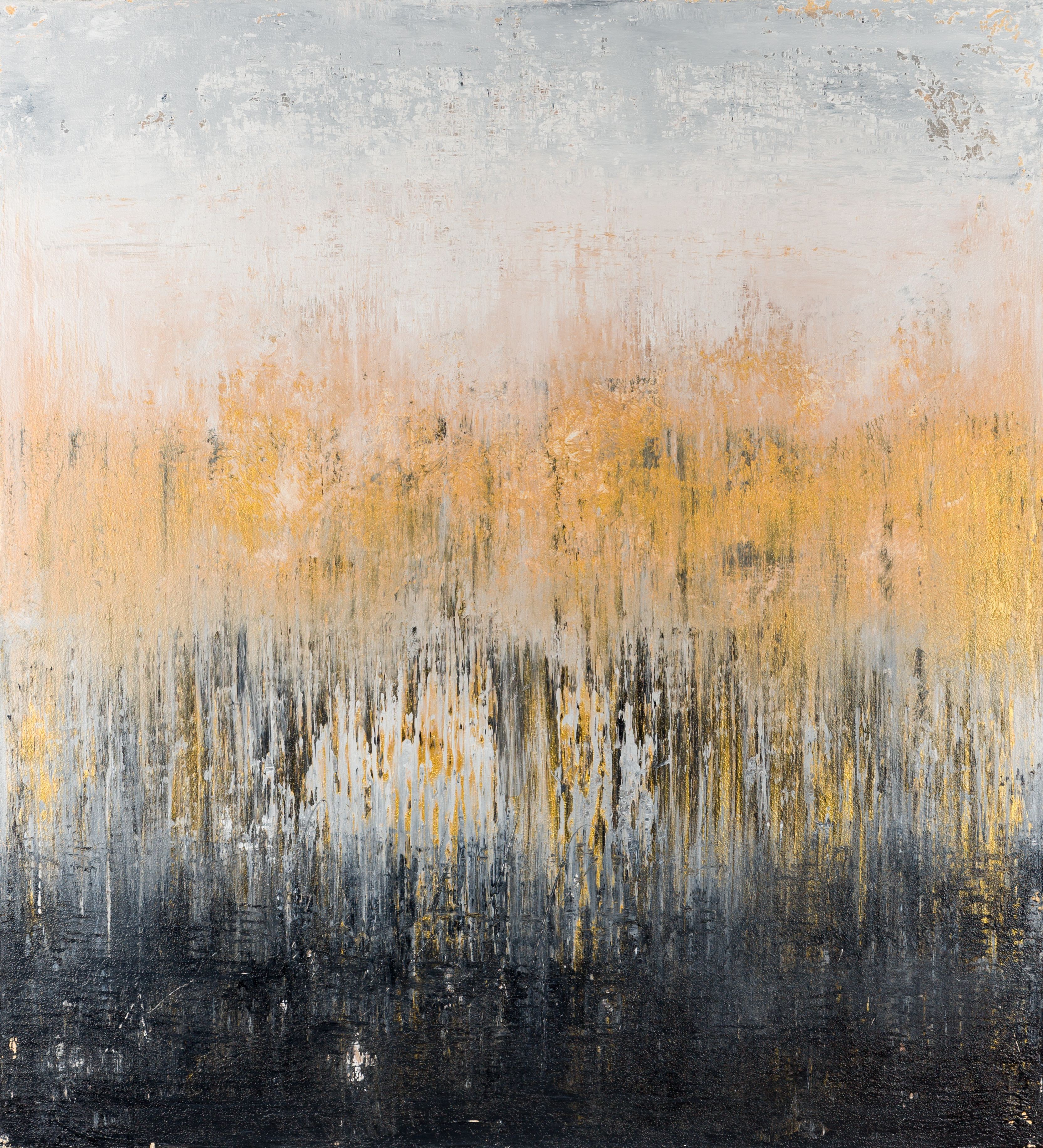 Radek Smach, Golden abstract painting GB336 Radek Smach, Golden abstract painting GB336
