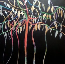 Painting, Trees of colour, Linda Collins Lamb