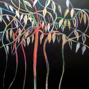 Gemälde, Trees of colour, Linda Collins Lamb