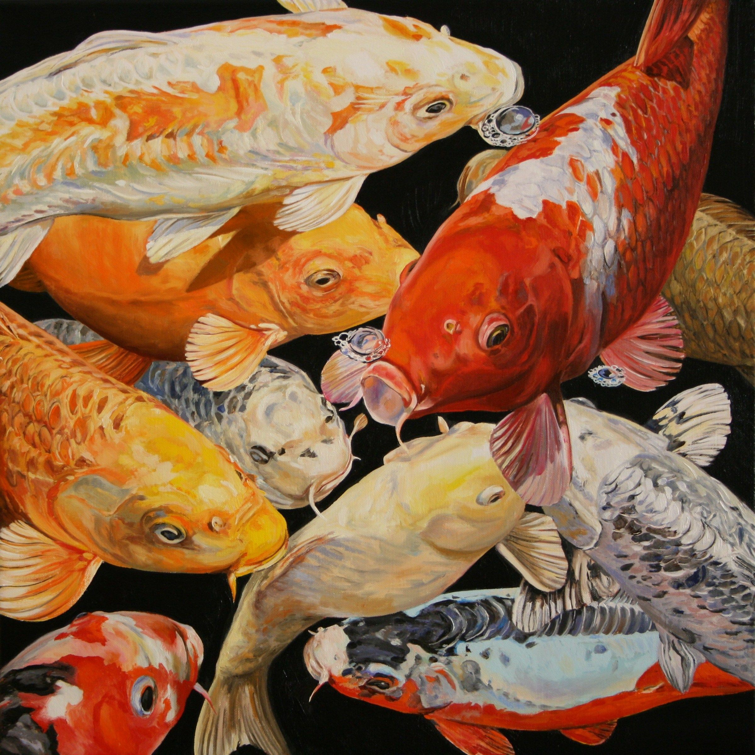 Peter Goodhall, Koi anticipation XI Peter Goodhall, Koi anticipation XI