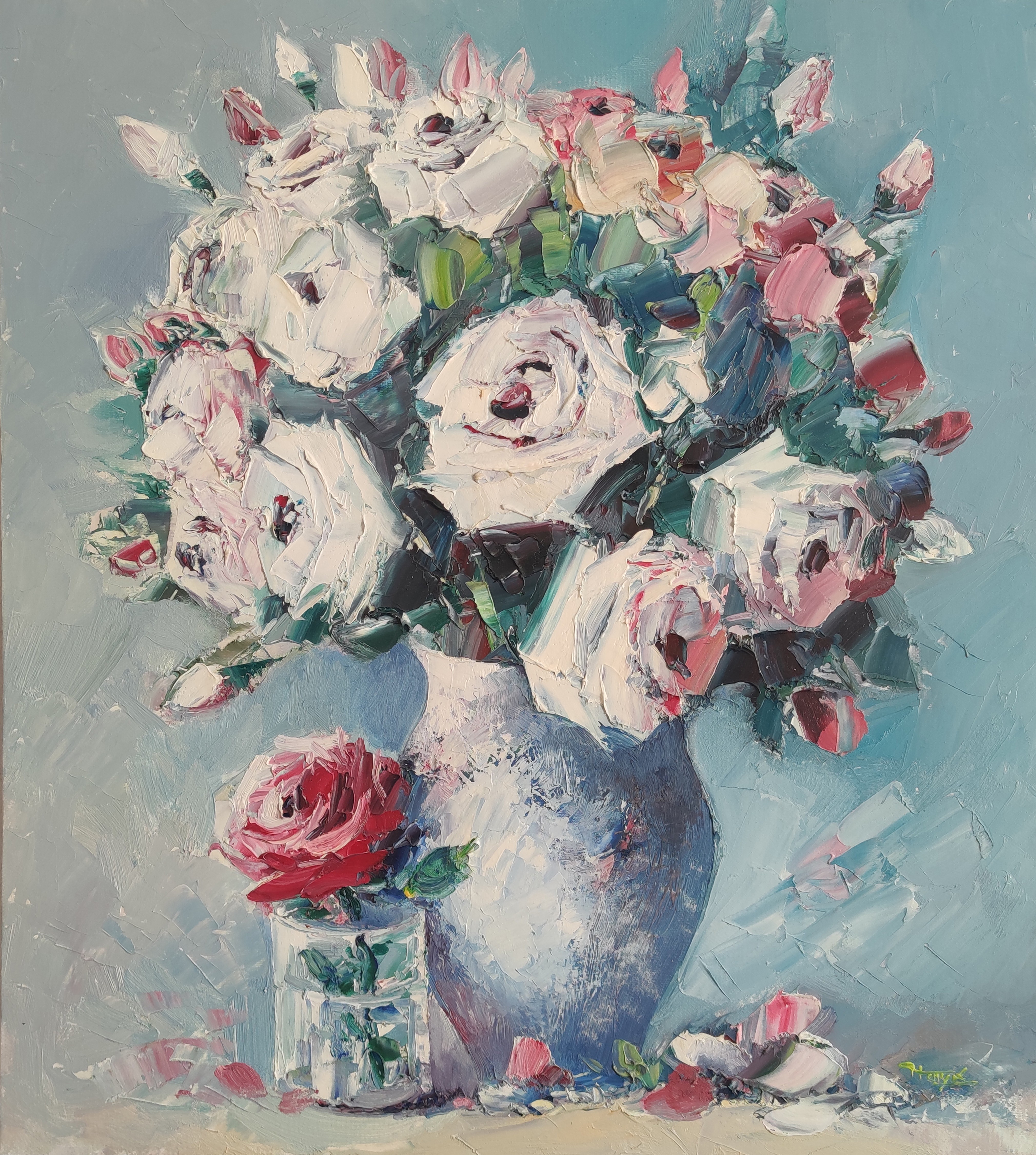 Hayk Miqayelyan, White roses Hayk Miqayelyan, White roses