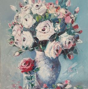Gemälde, White roses, Hayk Miqayelyan