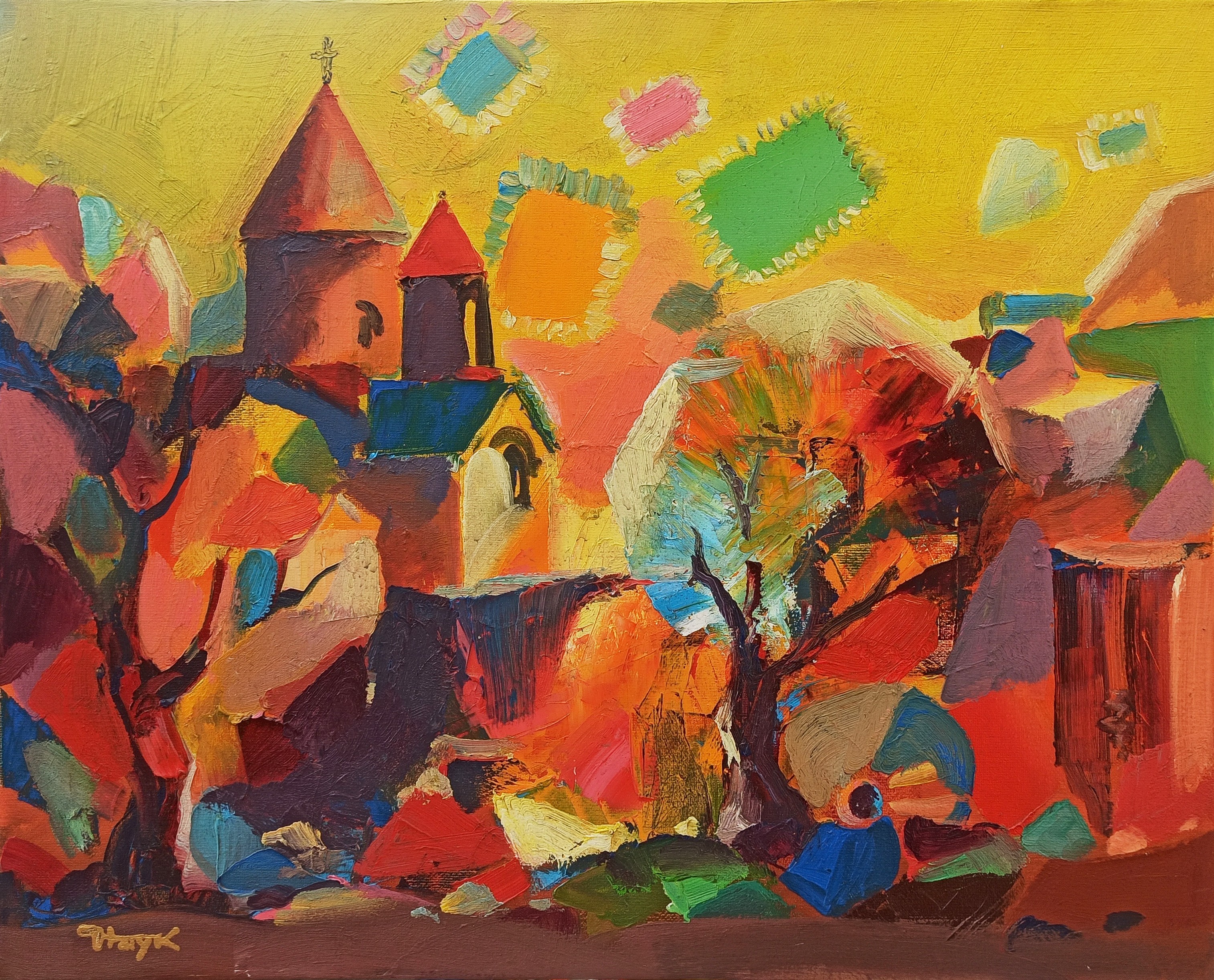 Hayk Miqayelyan, Autumn landscape Hayk Miqayelyan, Autumn landscape