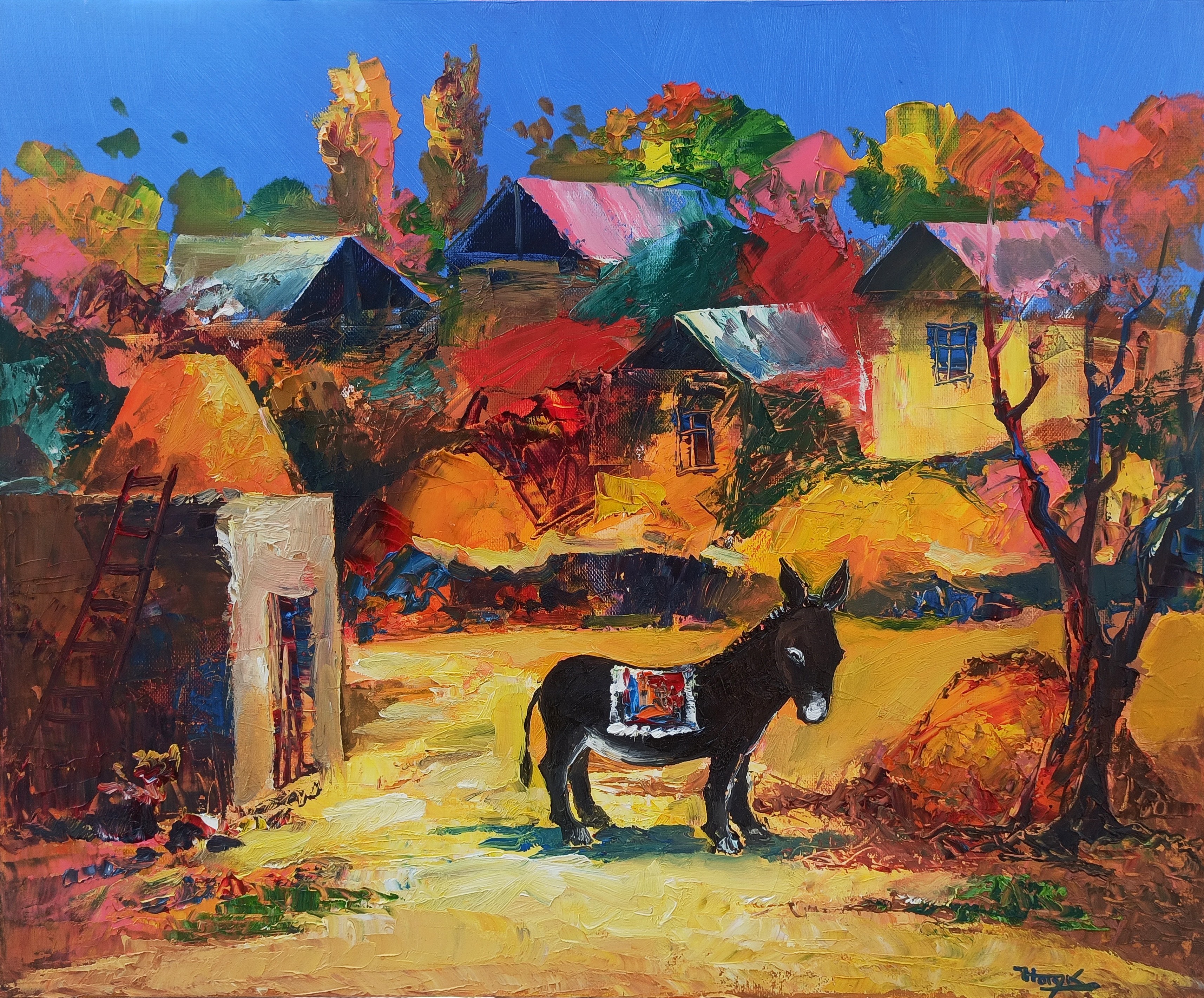 Hayk Miqayelyan, Rural scene Hayk Miqayelyan, Rural scene