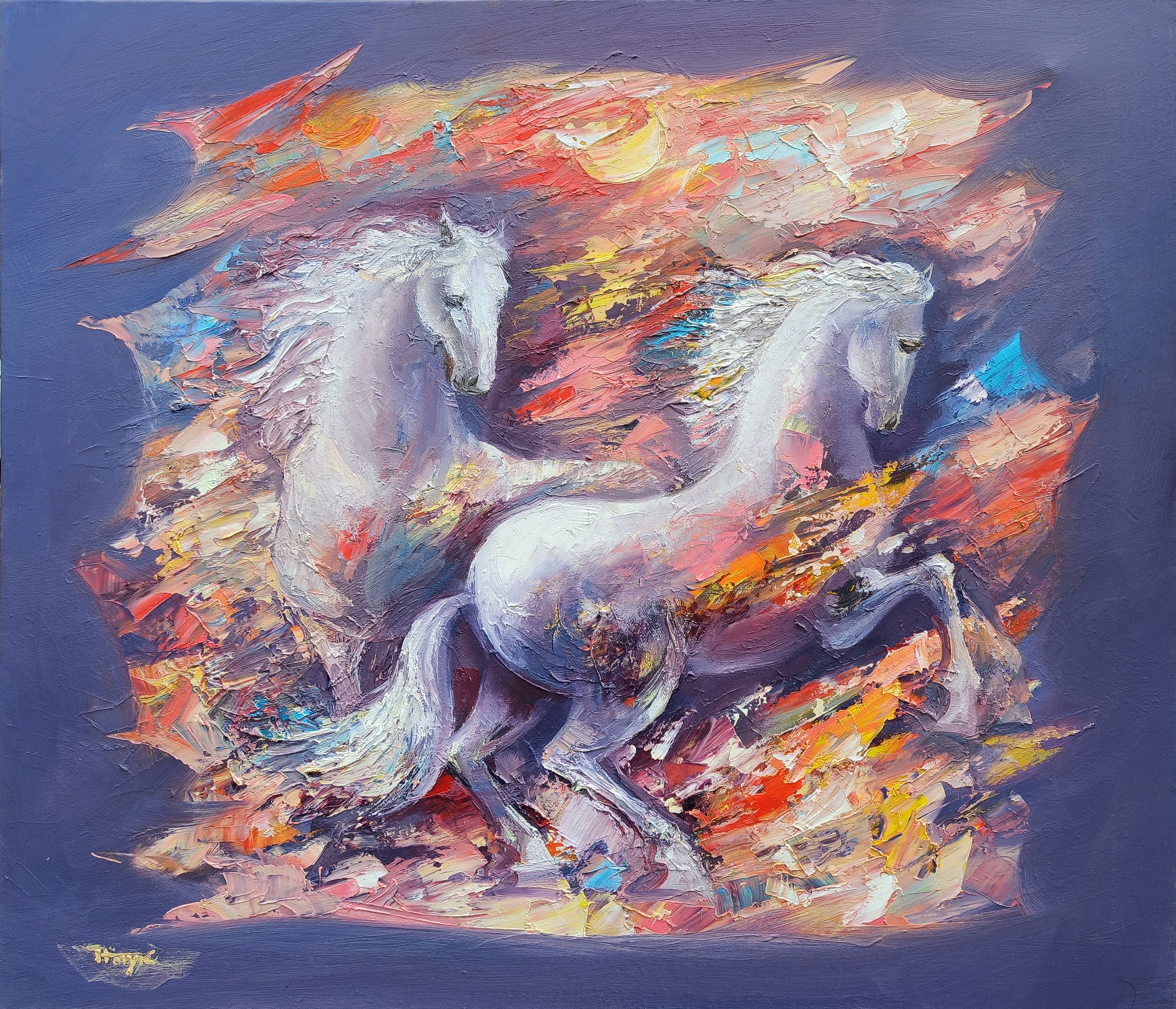 Hayk Miqayelyan, White horses Hayk Miqayelyan, White horses