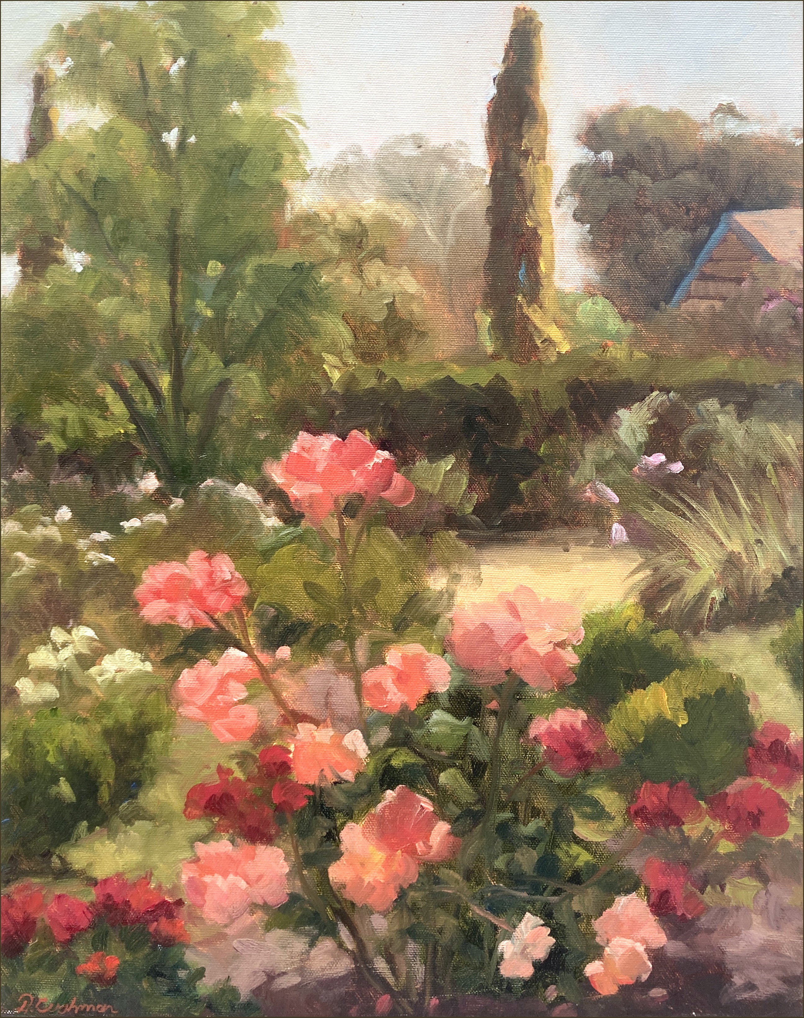 Deborah Cushman, Morning rose garden Deborah Cushman, Morning rose garden