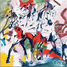 Pintura, Horses PARADE, Oswin Gesselli