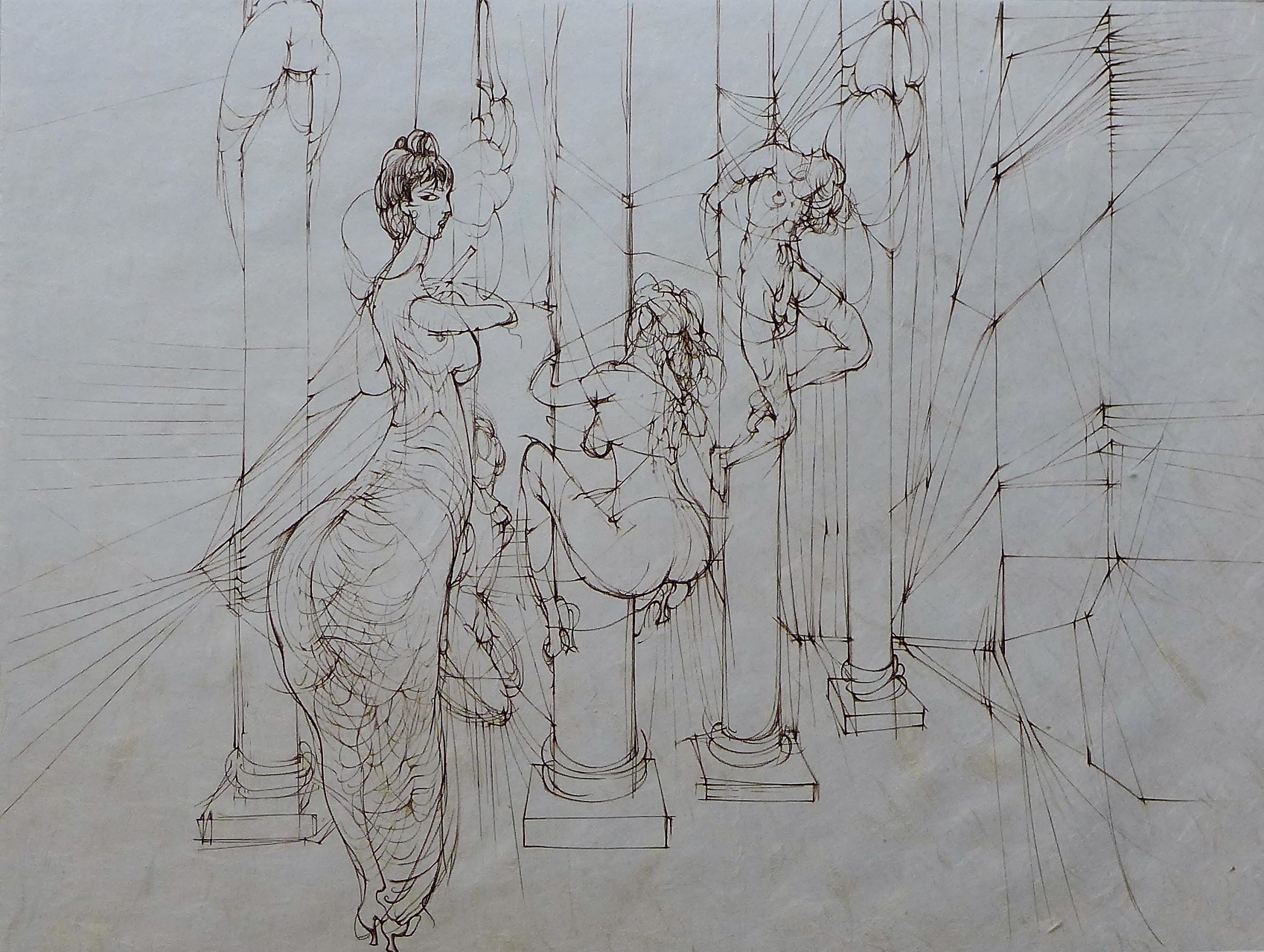 Hans Bellmer, Les colonnes Hans Bellmer, Les colonnes