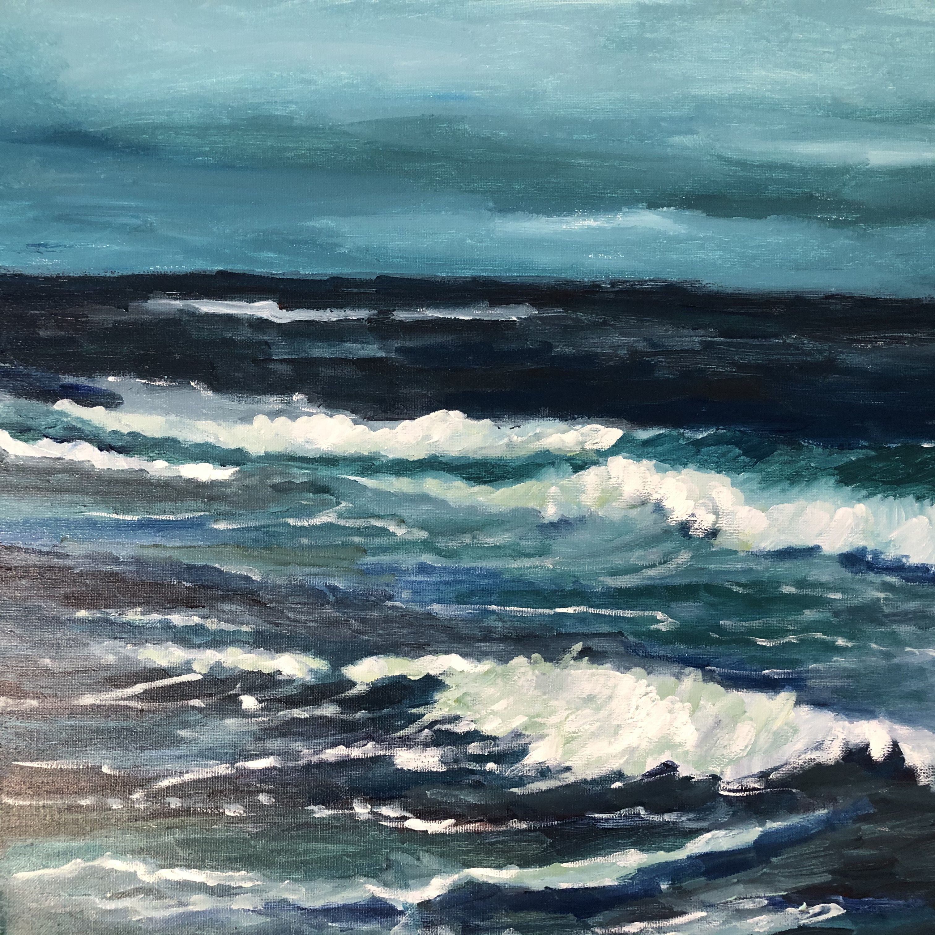 Ramya Sarvesh, Smashing waves Ramya Sarvesh, Smashing waves