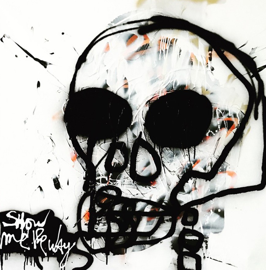 Kokian, Vanité hommage à Basquiat Kokian, Vanité hommage à Basquiat