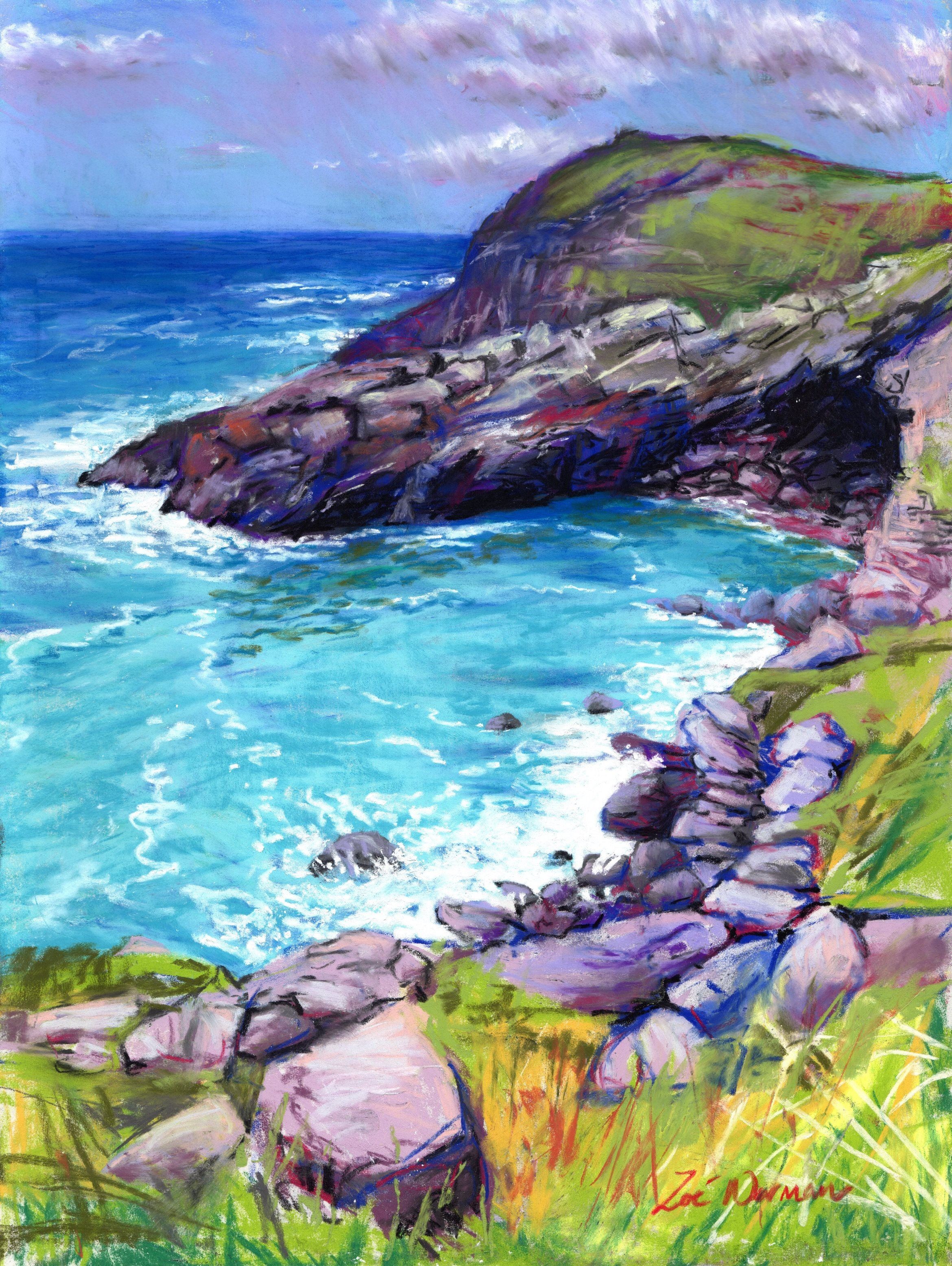 Zoe Elizabeth Norman, Cornwall, Cove at Tintagel Zoe Elizabeth Norman, Cornwall, Cove at Tintagel