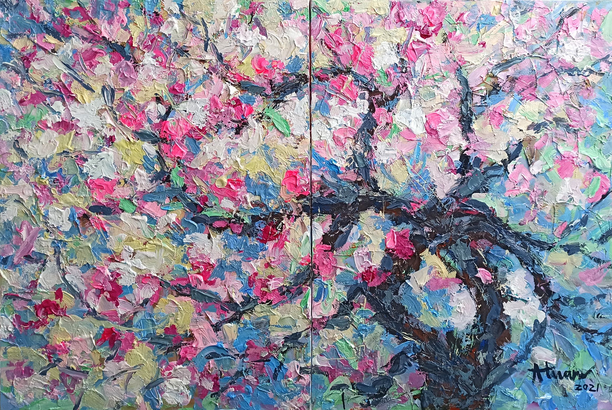 Le anh Tuan, Peach blossom in spring Le anh Tuan, Peach blossom in spring