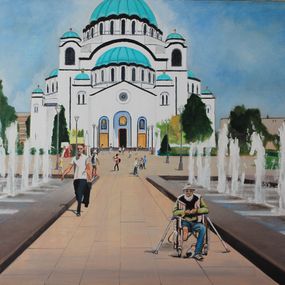 N° 1117 Belgrade 14. Eglise orthodoxe de Saint-Sava A