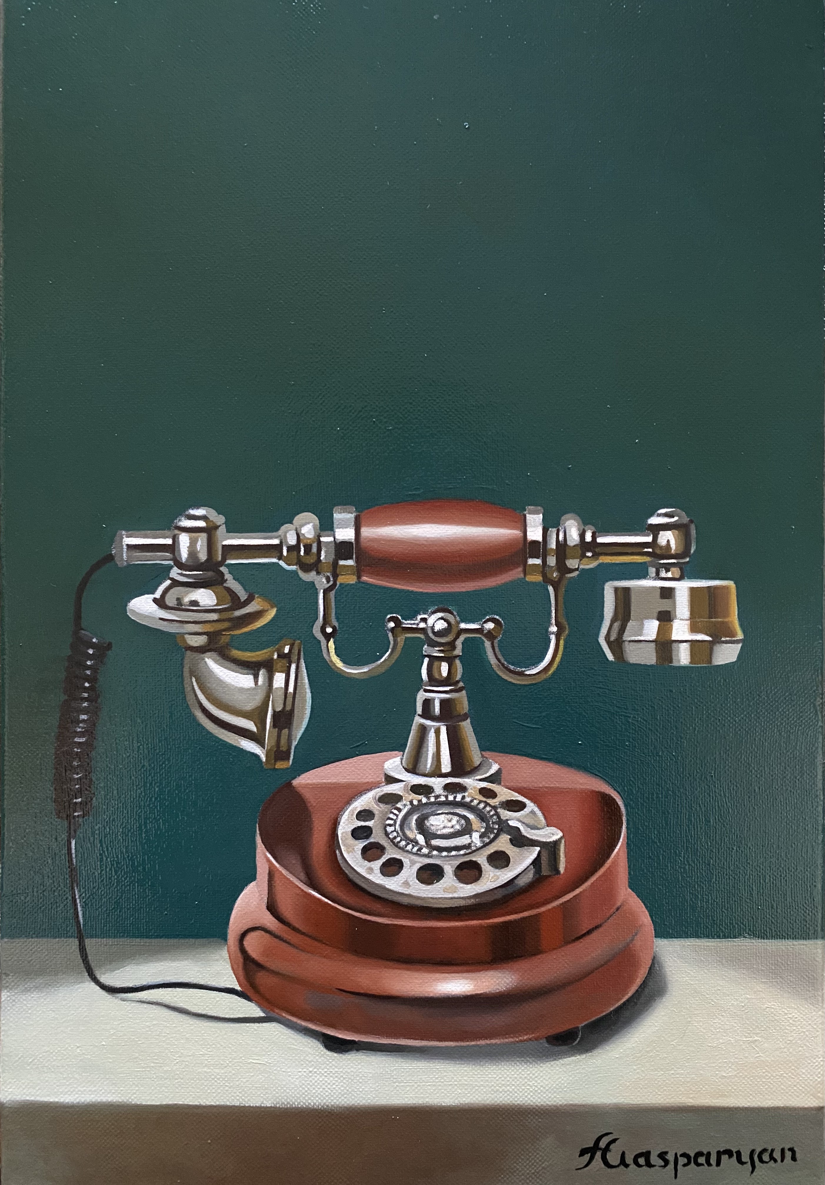 Ara Gasparyan, Still life with old telephone Ara Gasparyan, Still life with old telephone