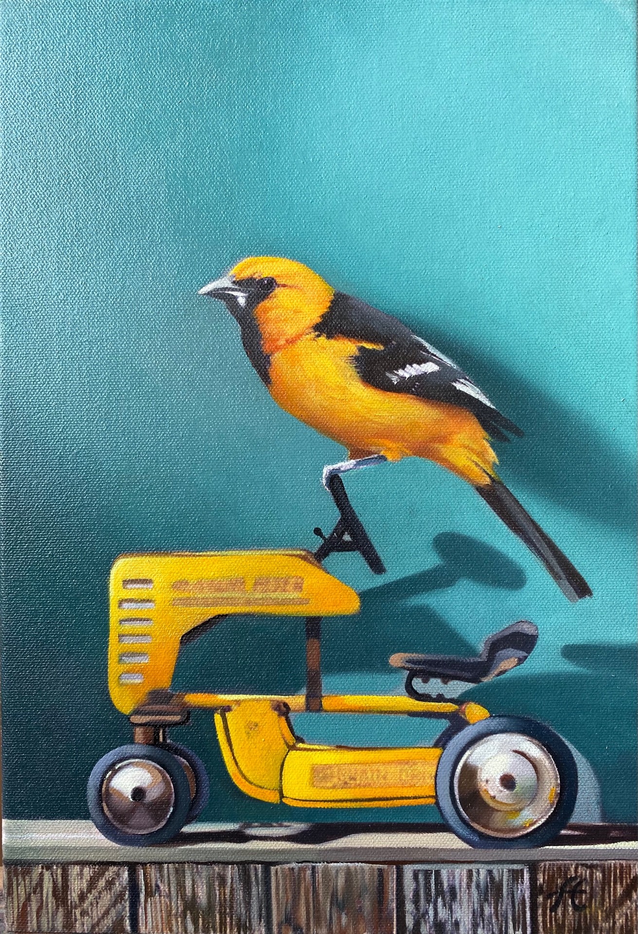 Ara Gasparyan, Still life with bird and toy Ara Gasparyan, Still life with bird and toy