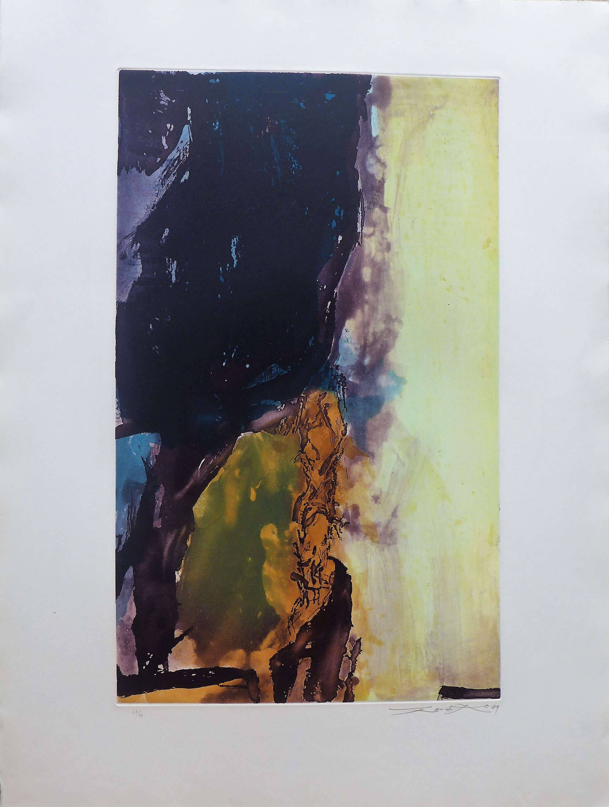 Zao Wou-Ki, Composition 341 Zao Wou-Ki, Composition 341