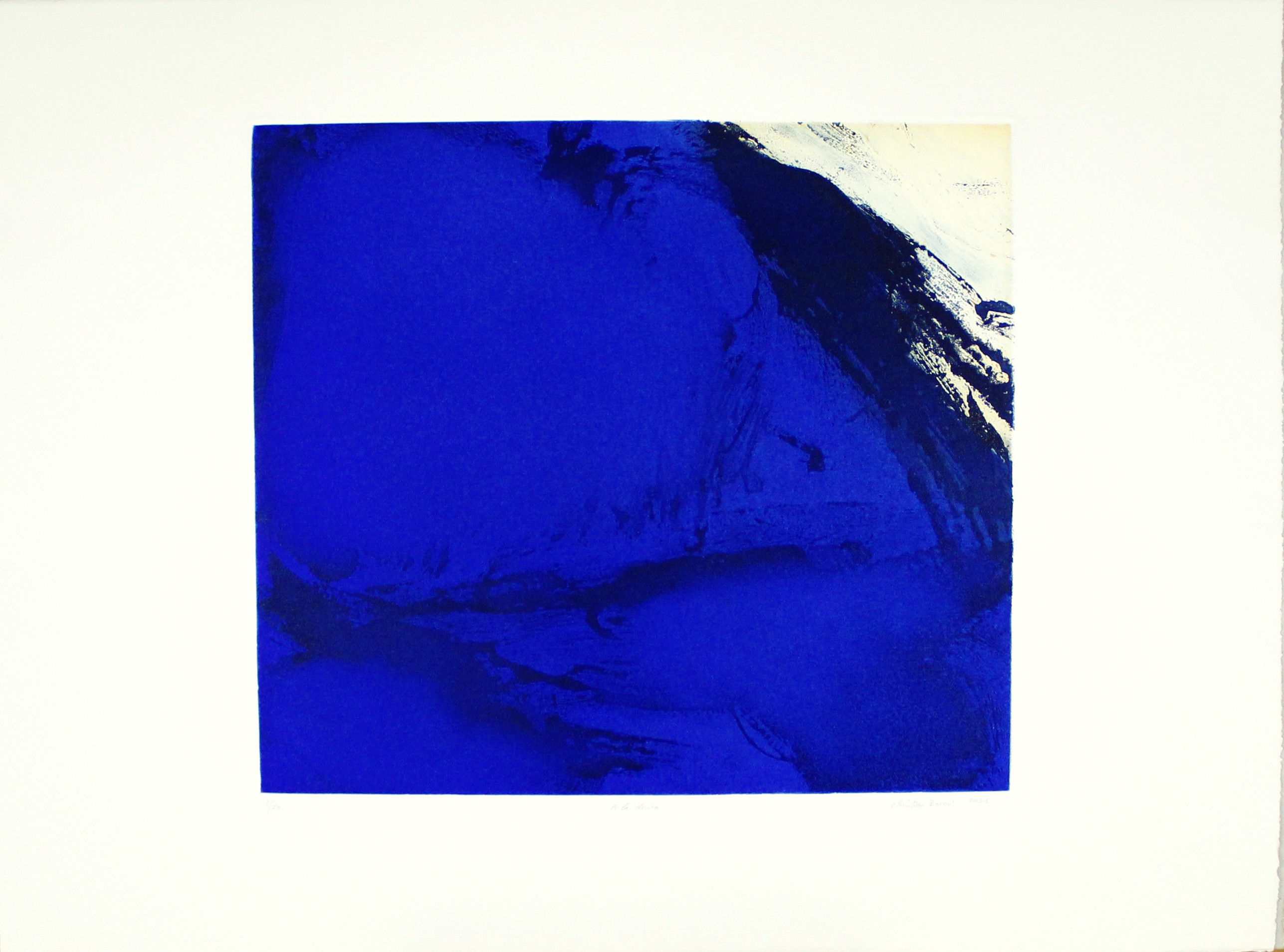 Christian Bozon, A la deriva, gravure originale Christian Bozon, A la deriva, gravure originale