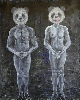 Painting, You and me, Alina Poloboc