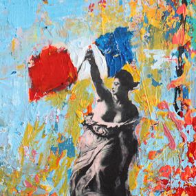 Jean-Philippe Berger, Blue abstract revolutioin Jean-Philippe Berger, Blue abstract revolutioin