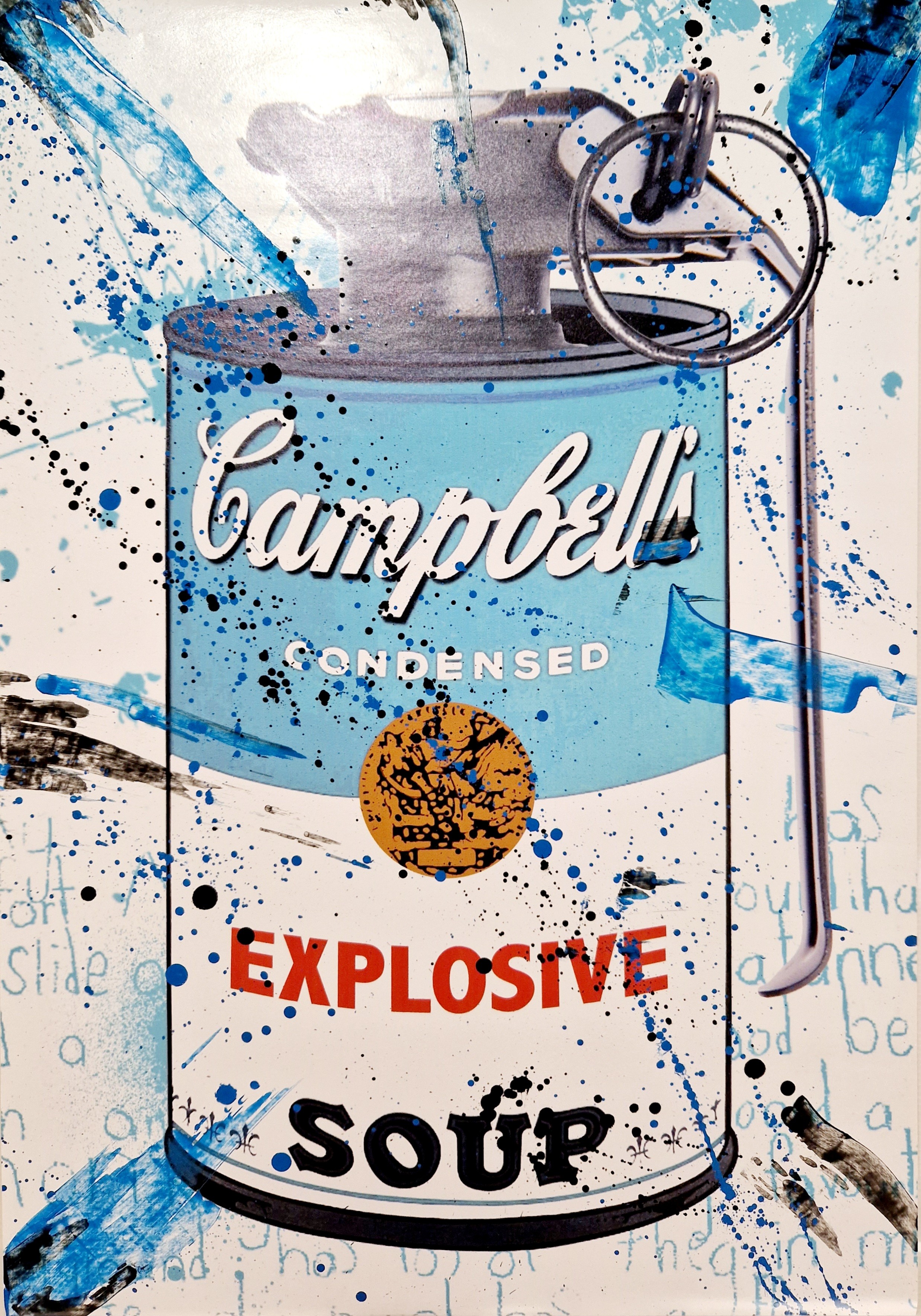 Aiiroh, Explosive cyan print Aiiroh, Explosive cyan print