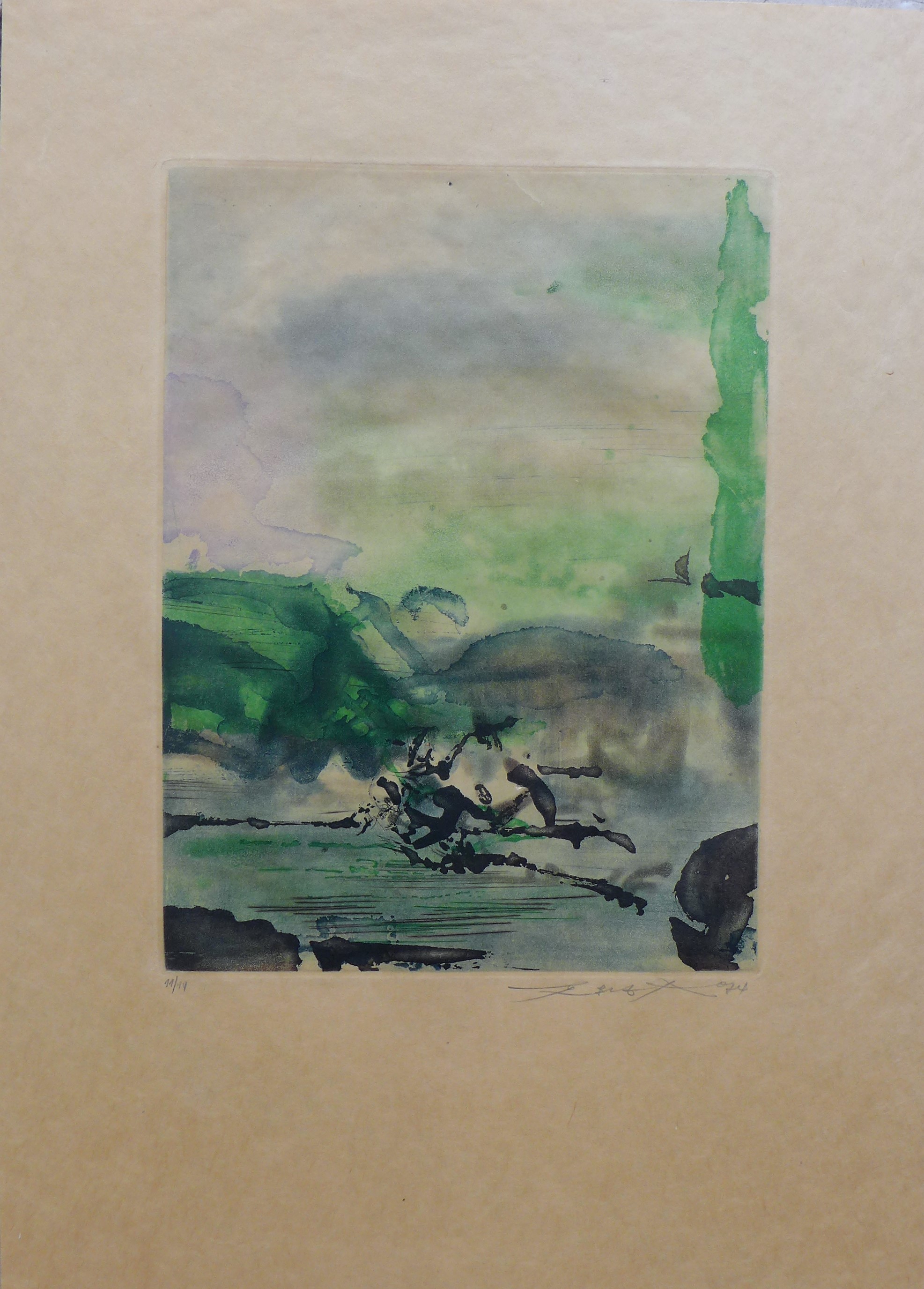 Zao Wou-Ki, Randonnées (Rambles) 258 Zao Wou-Ki, Randonnées (Rambles) 258