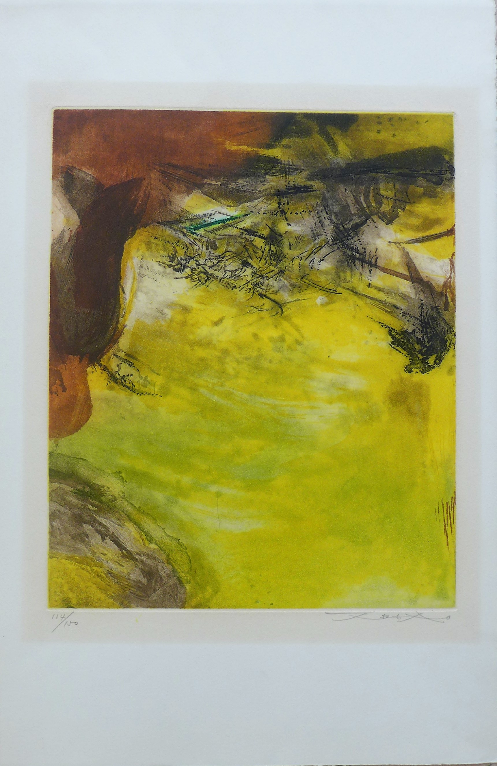 Zao Wou-Ki, Canto Pisan 220 Zao Wou-Ki, Canto Pisan 220