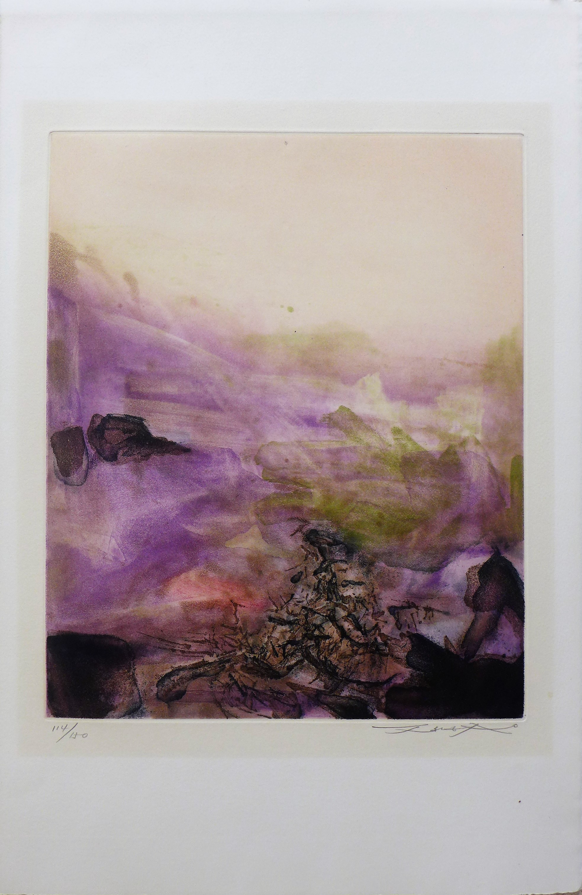 Zao Wou-Ki, Canto Pisan 222 Zao Wou-Ki, Canto Pisan 222