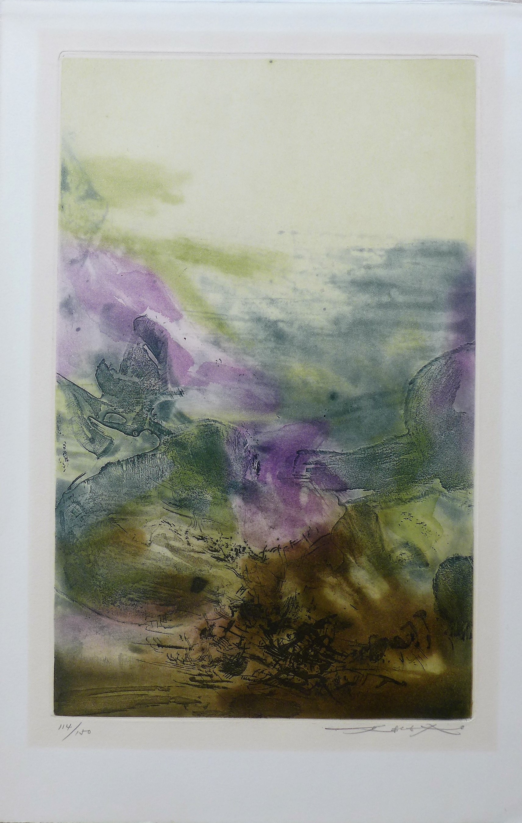 Zao Wou-Ki, Canto Pisan 224 Zao Wou-Ki, Canto Pisan 224