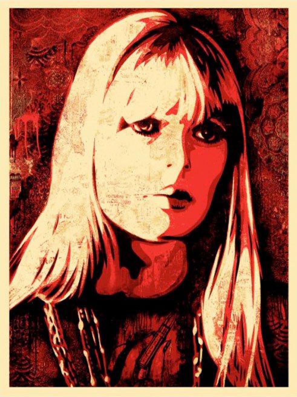 Shepard Fairey (Obey), Nico Velvet Underground Shepard Fairey (Obey), Nico Velvet Underground