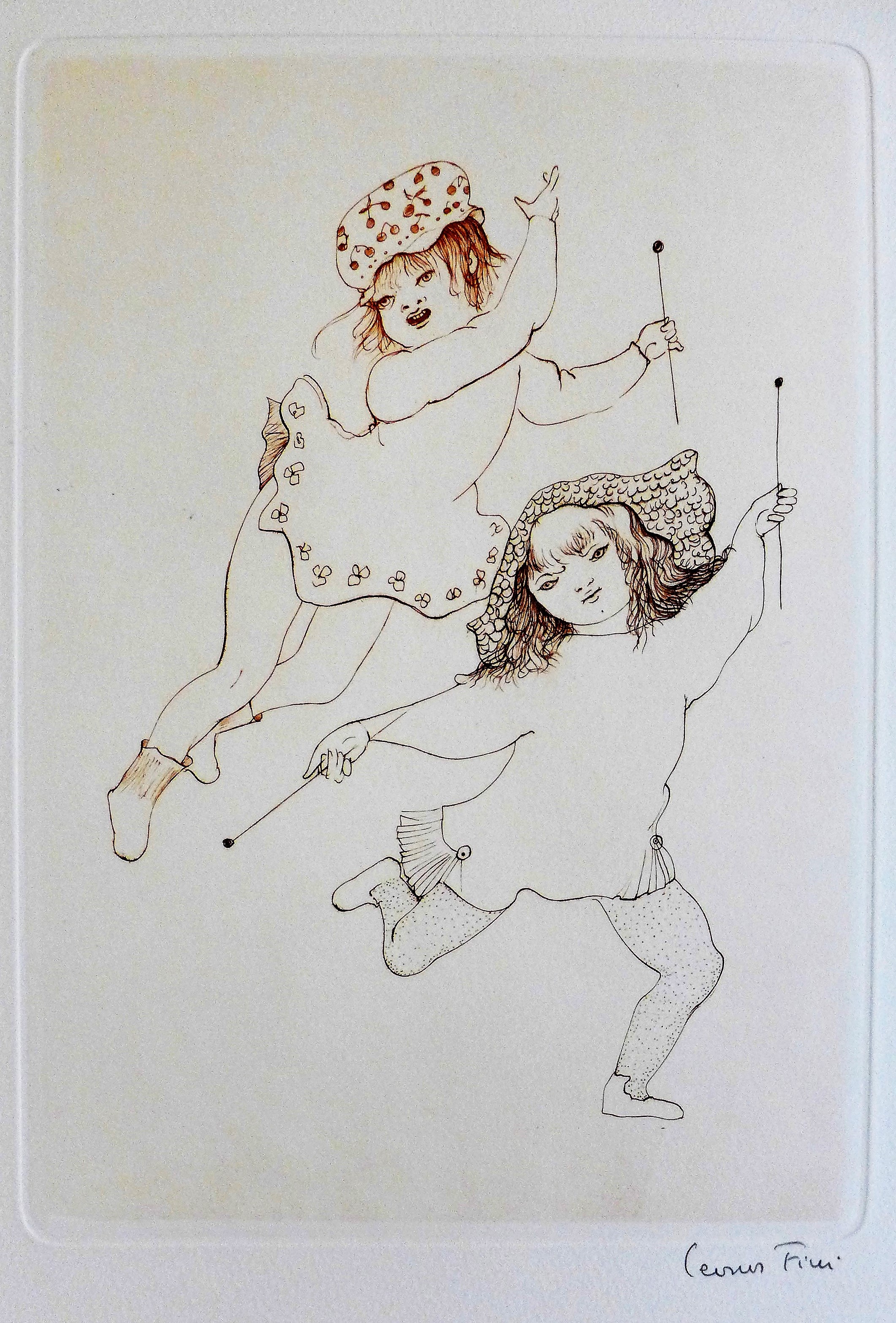 Leonor Fini, Les petites filles modèles 7 Leonor Fini, Les petites filles modèles 7