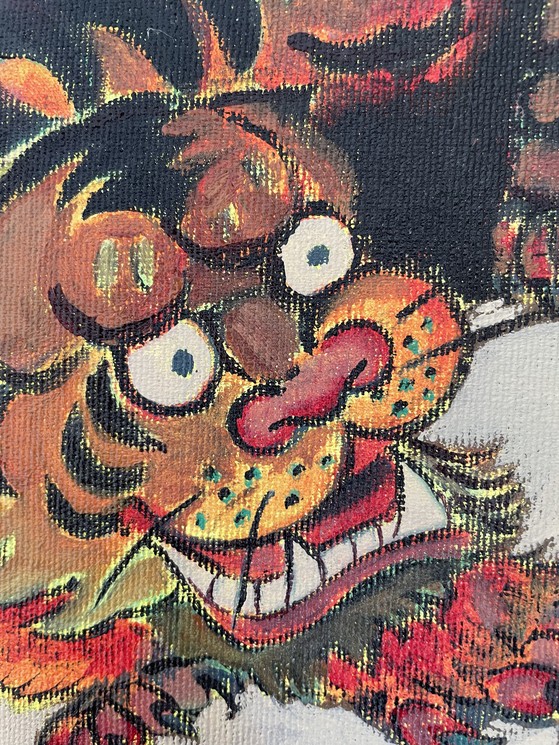 El Toni, Puedes llamarme tigre, Painting on canvas