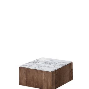 Design, Coffee Table Pera M smoky oak Calacatta Viola, Un'common