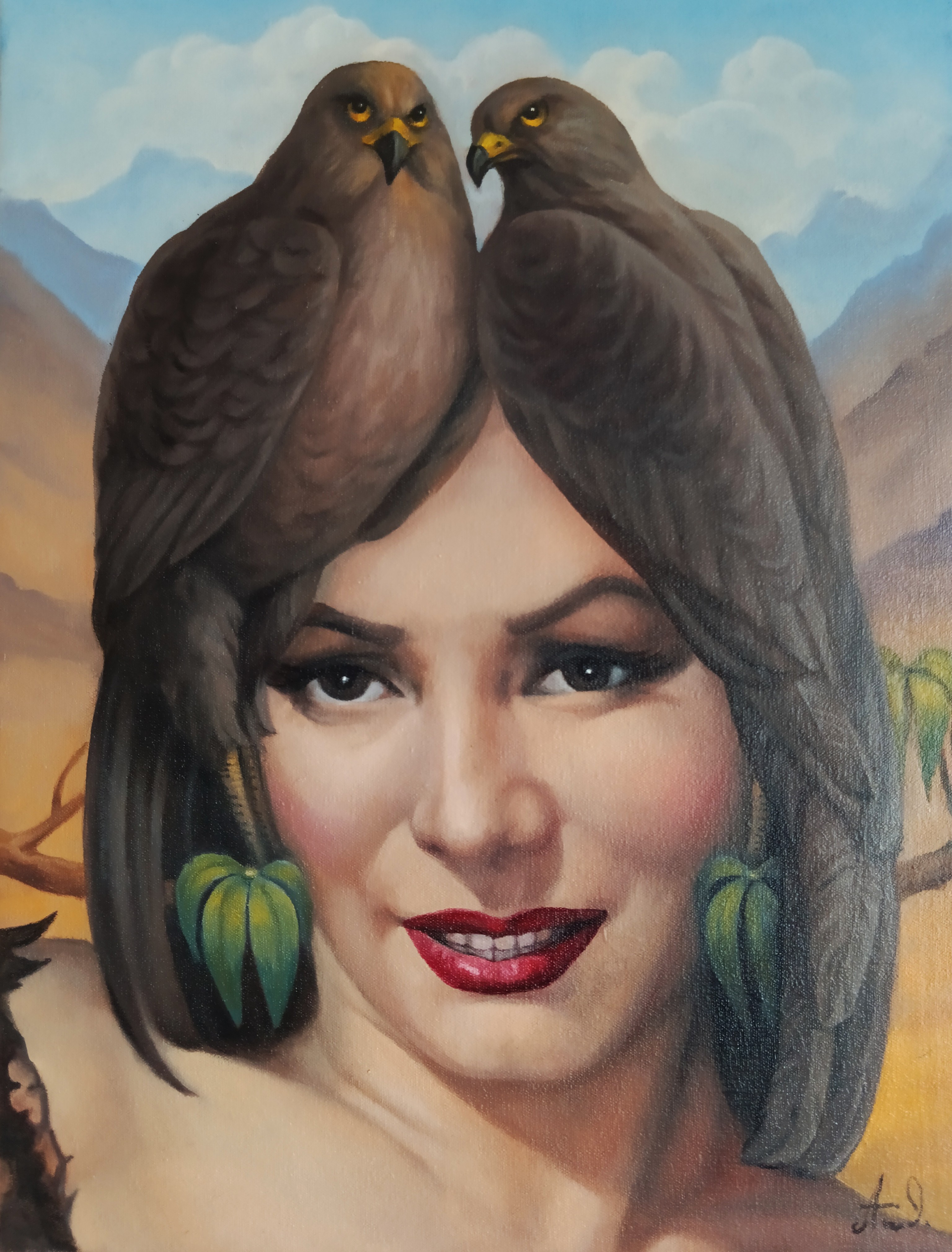 Artush Voskanyan, The right choice, surrealistic artwork Artush Voskanyan, The right choice, surrealistic artwork