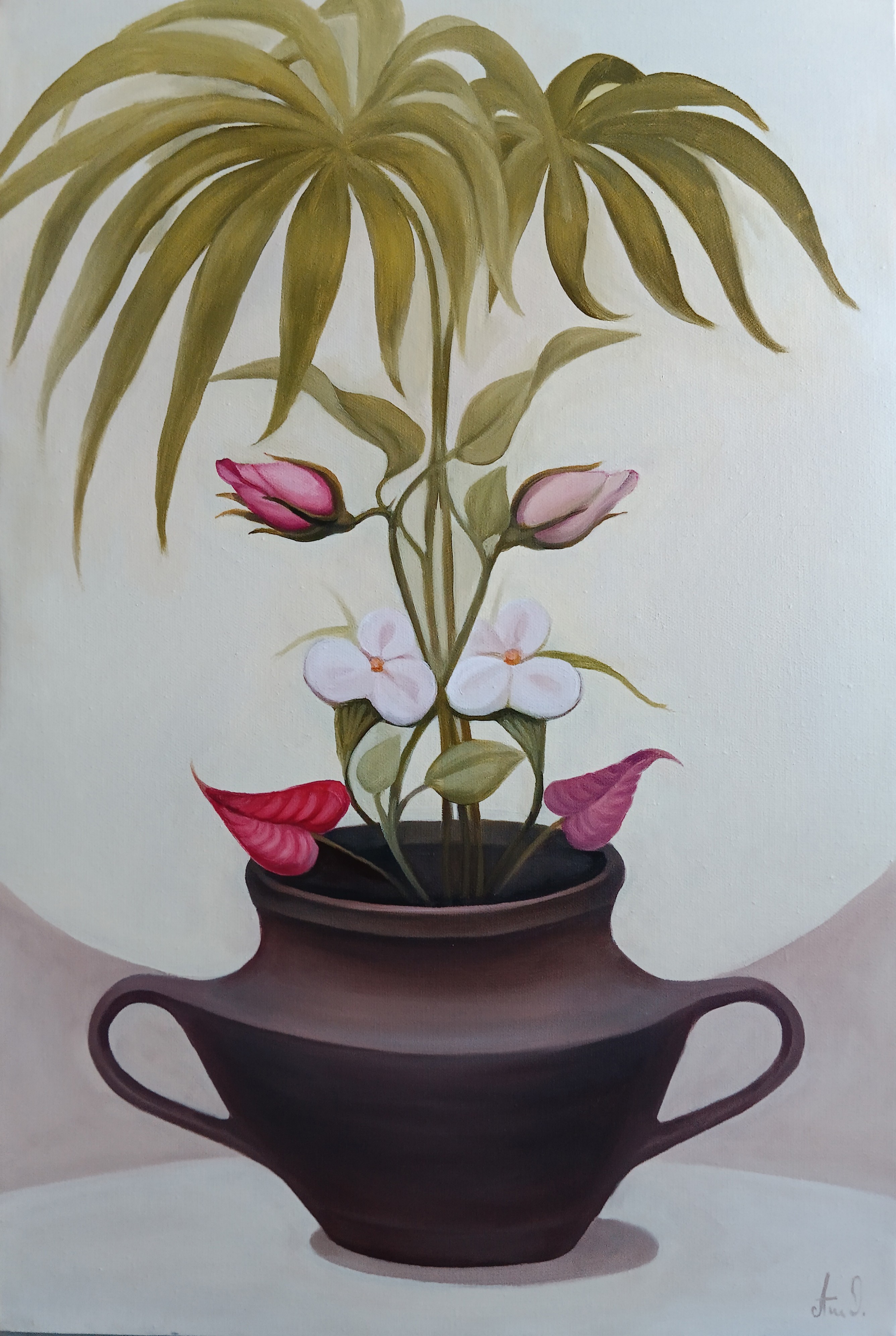 Artush Voskanyan, Lovers, surrealistic artwork Artush Voskanyan, Lovers, surrealistic artwork