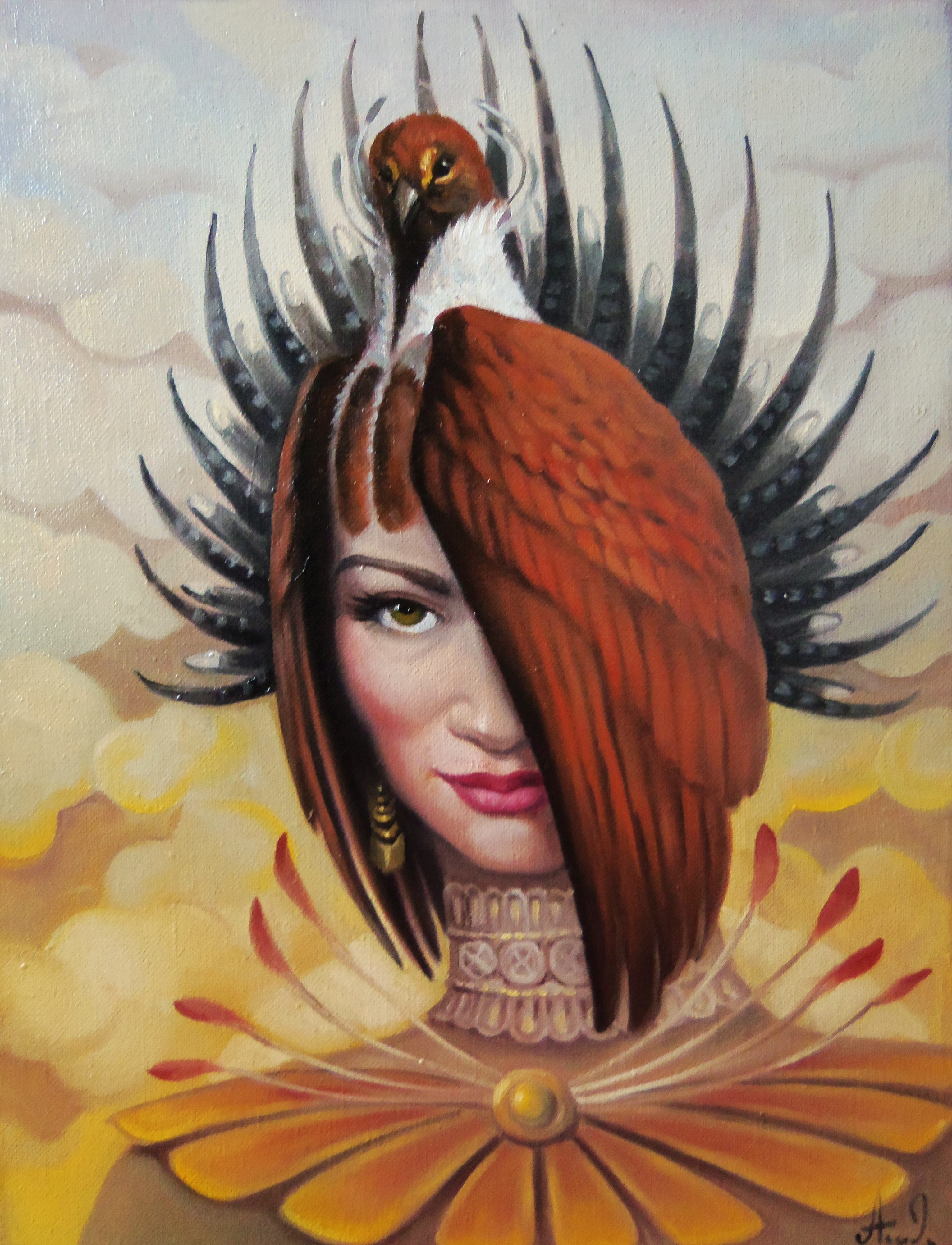 Artush Voskanyan, The proud, surrealistic artwork Artush Voskanyan, The proud, surrealistic artwork