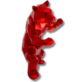 Richard Orlinski, Ours rouge flamme Richard Orlinski, Ours rouge flamme