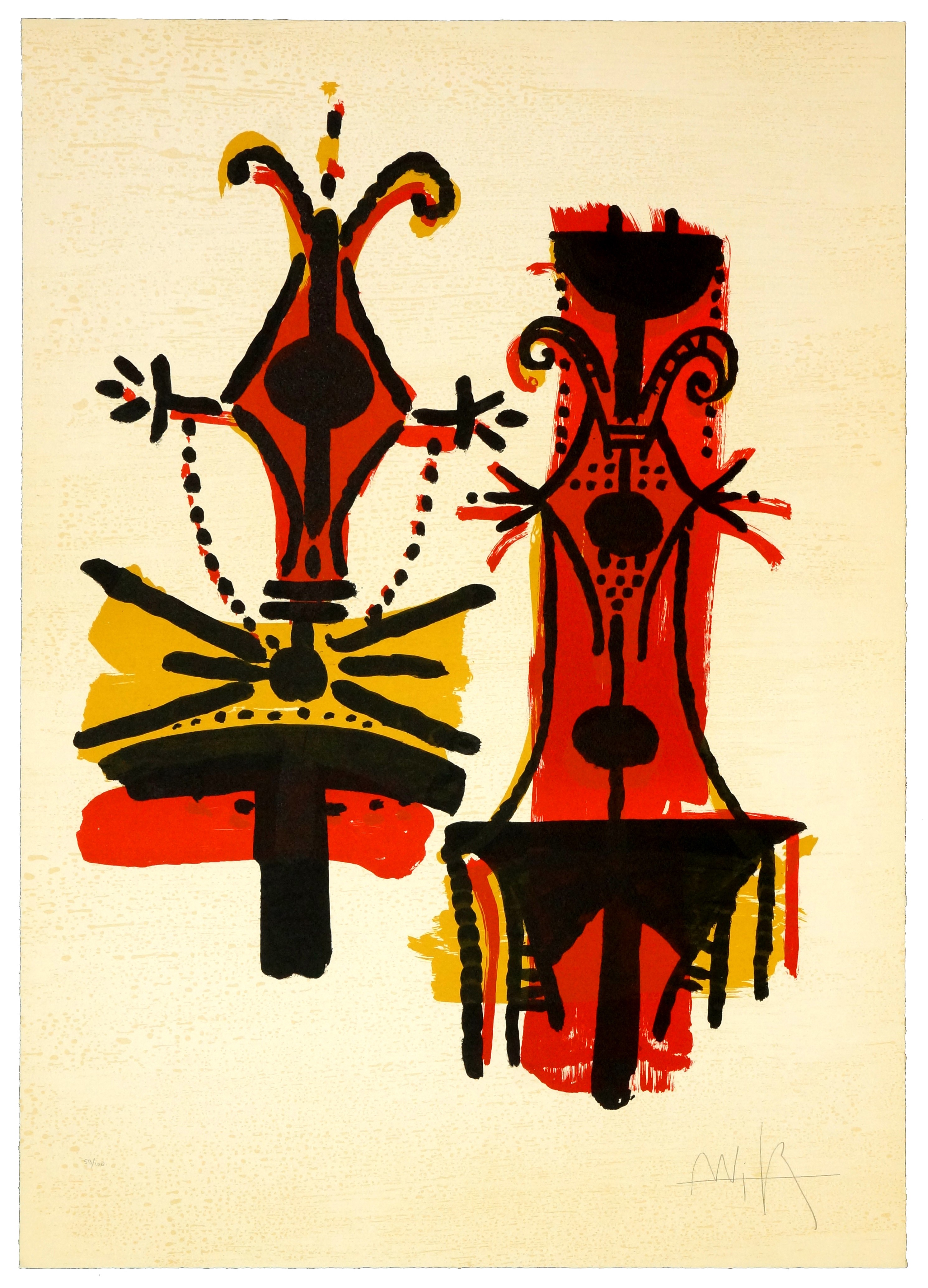 Wifredo Lam, Pour Jorn Wifredo Lam, Pour Jorn