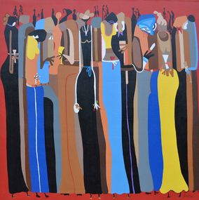 Painting, Genuine Society, Kofi Agorsor