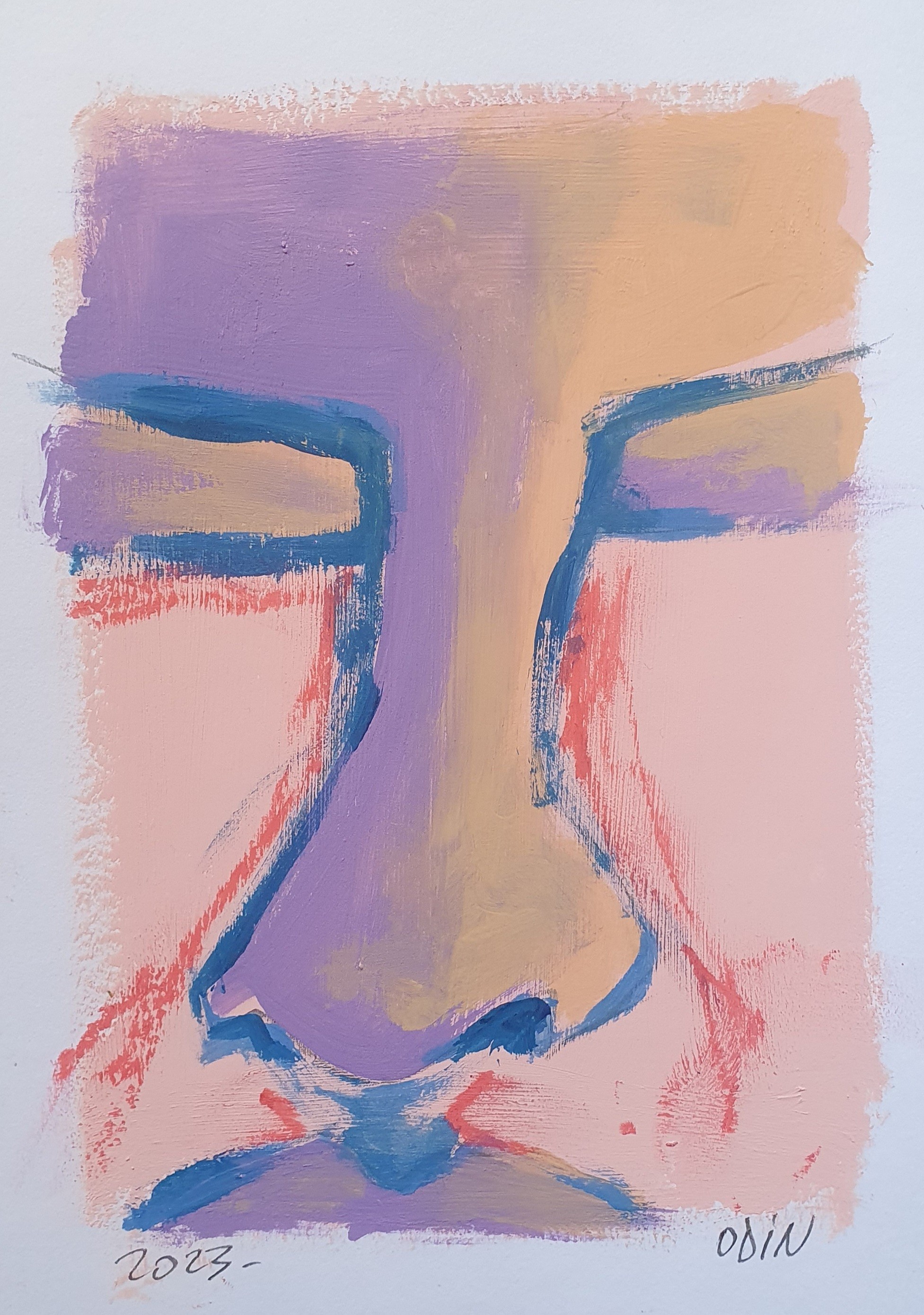 Odin Pigelet, Sans titre - visage Odin Pigelet, Sans titre - visage
