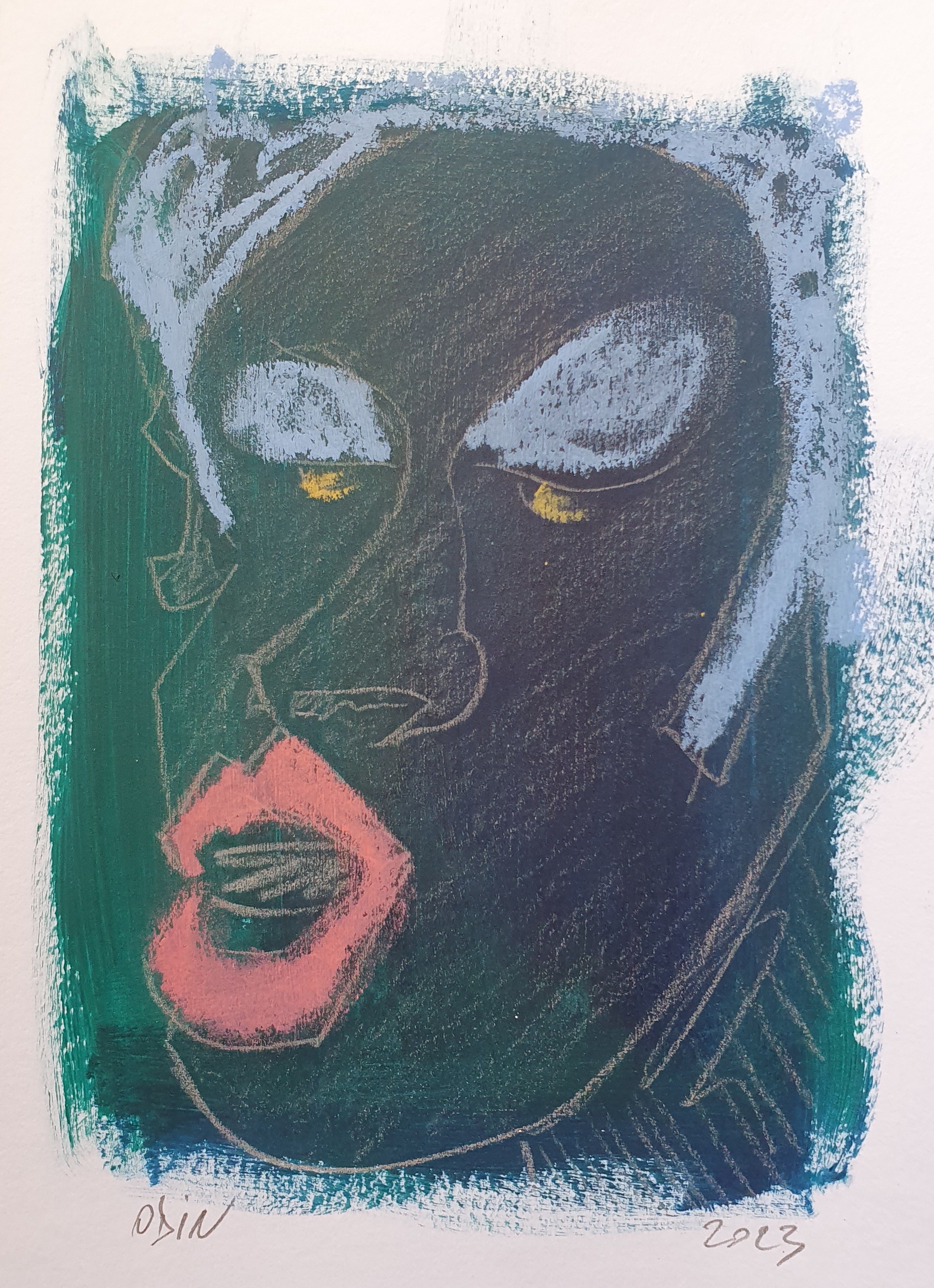 Odin Pigelet, Sans titre - visage Odin Pigelet, Sans titre - visage