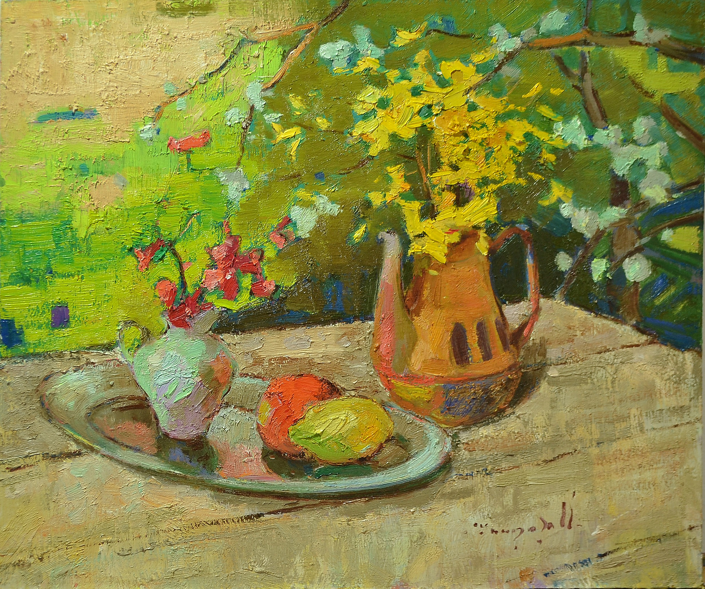 Alexander Shandor, The first spring flowers Alexander Shandor, The first spring flowers