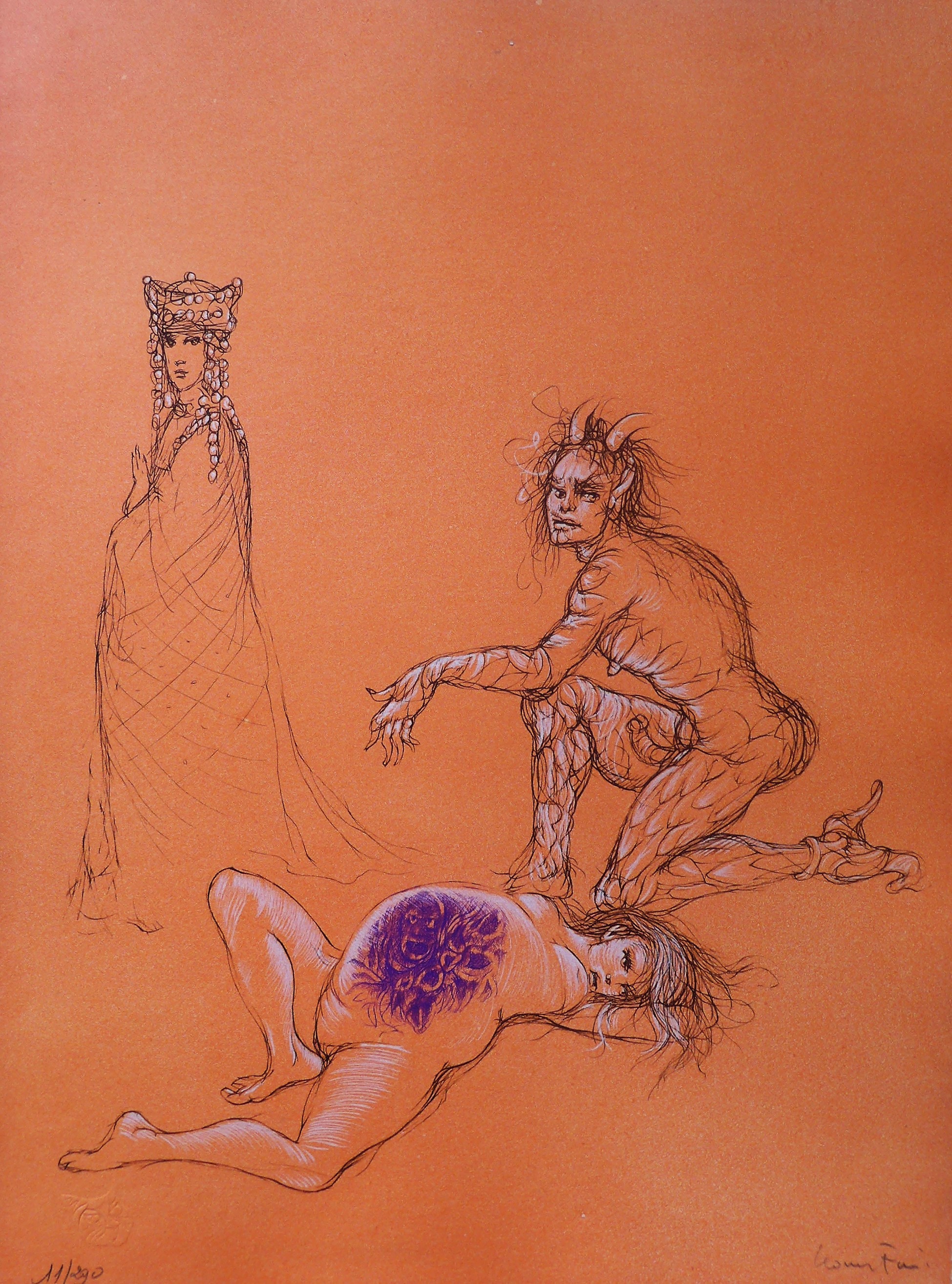 Leonor Fini, Solomonie la Possédée 5 Leonor Fini, Solomonie la Possédée 5