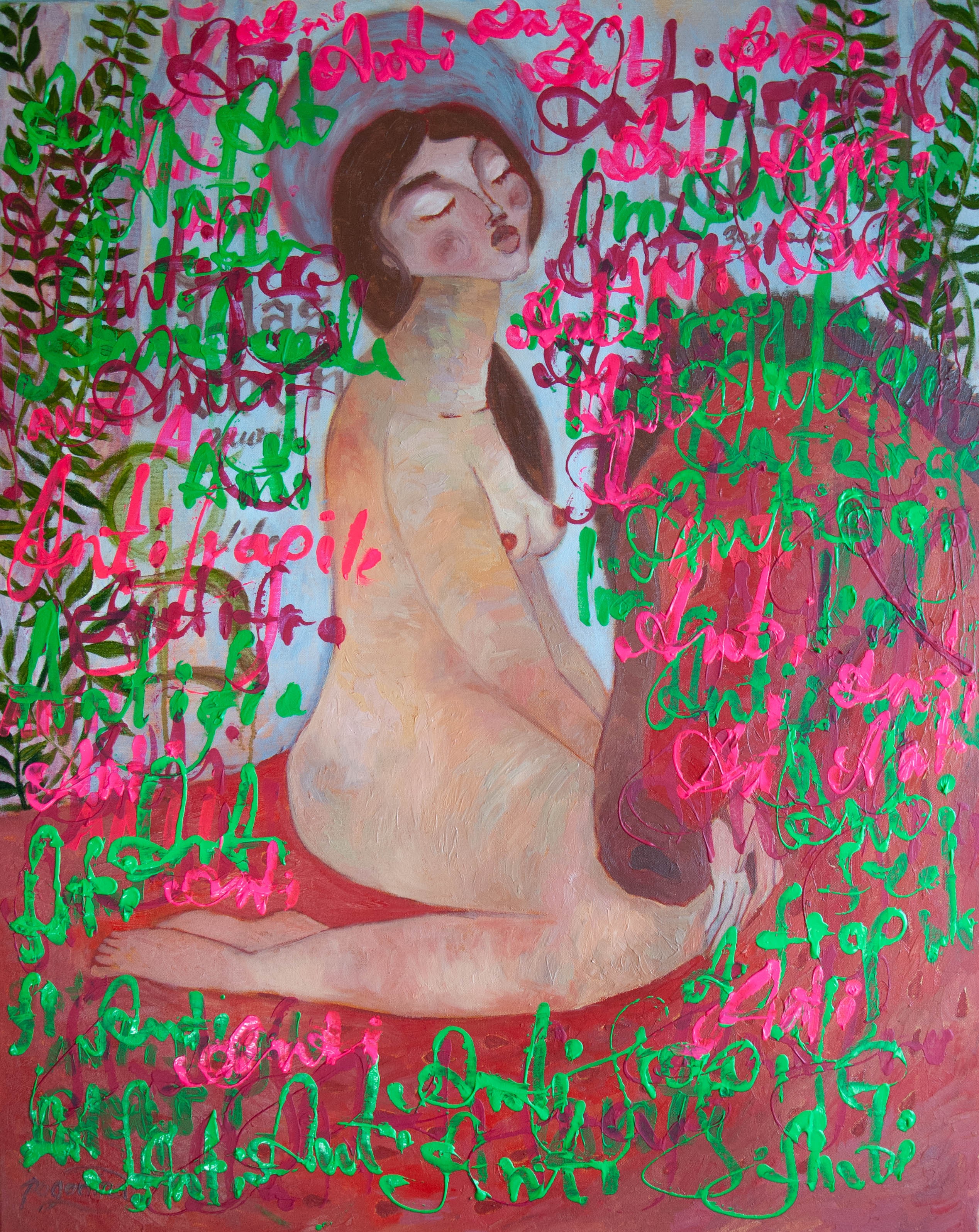 Dasha Pogodina, Woman nude, Pop art - Antifragile Dasha Pogodina, Woman nude, Pop art - Antifragile