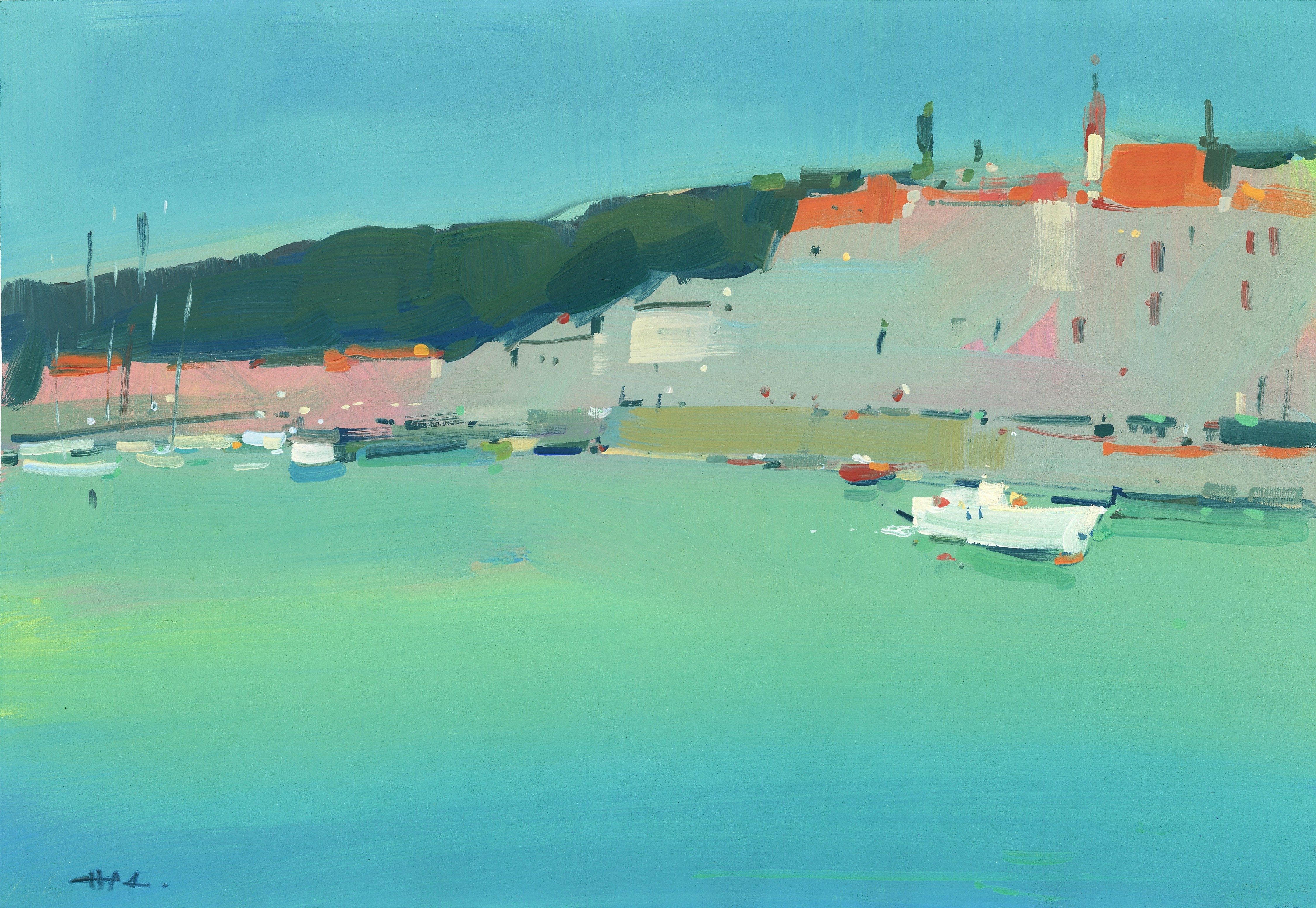 Alexei Lantsev, Marée haute à Saint-Valery, Normandie Alexei Lantsev, Marée haute à Saint-Valery, Normandie