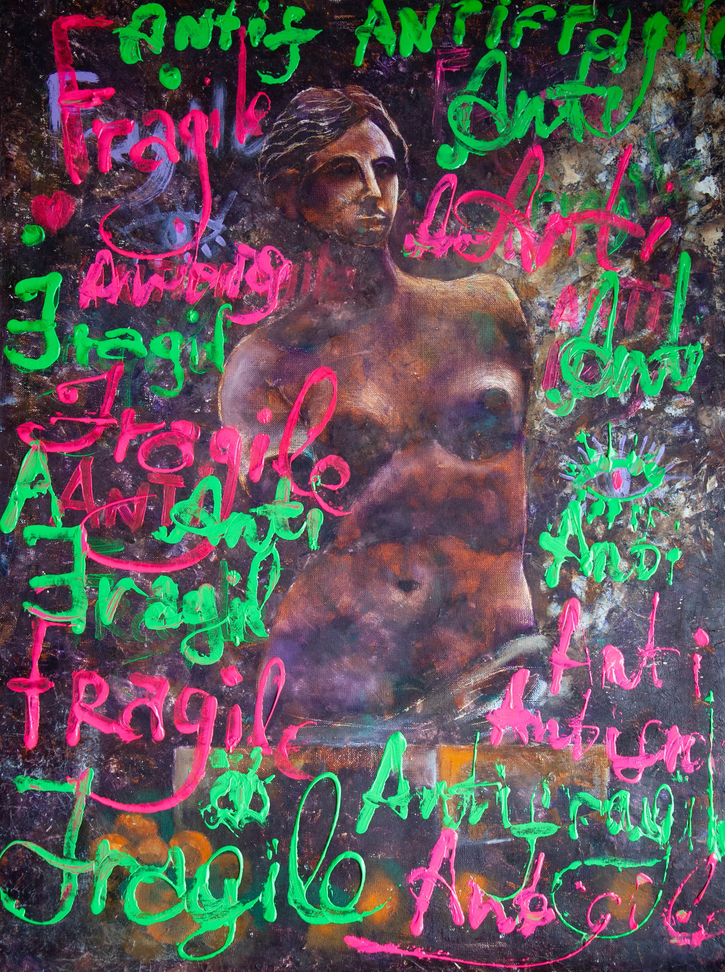 Dasha Pogodina, Woman nude, Pop art - Antifragile Dasha Pogodina, Woman nude, Pop art - Antifragile