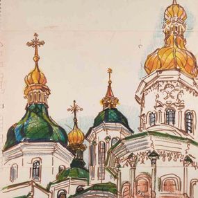 Fine Art Drawings, Kiev, St. Sofia, Reynold Arnould