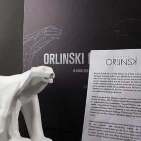 Richard Orlinski, Polar Bear - Pompon X Orlinski Richard Orlinski, Polar Bear - Pompon X Orlinski