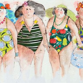 Jolies copines à la mer, Cécile Colombo
