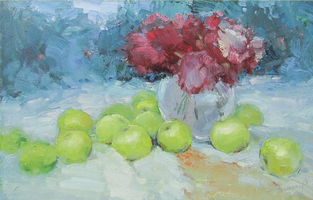 Yuriy Demiyanov, Nature Morte Avec Antonovka Yuriy Demiyanov, Nature Morte Avec Antonovka